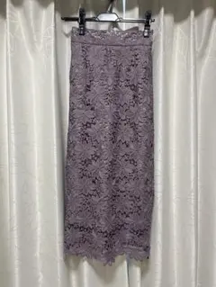 N. Natural Beauty Basic ケミカルレースロングスカート