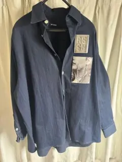 米津玄師着用 RAF SIMONS オーバサイズ デニムシャツ ジャケット