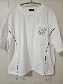 お値下げ 極美品 TRUBE 半袖Tシャツ 半袖カットソー ホワイト
