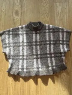 zara baby ニットポンチョ