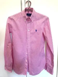 Ralph Lauren ピンク チェック シャツ