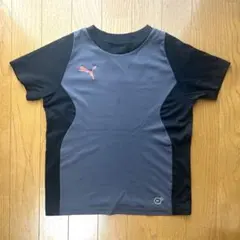 PUMA プーマ 半袖 Tシャツ 130 黒 DRYCELL メッシュ