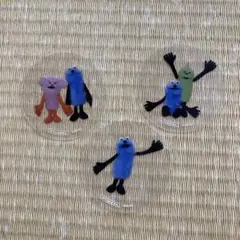 【値下げ】　パペットスンスン　スシロー　ピック　フィンガーパペット　3種