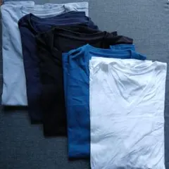 UNIQLO Vネック Tシャツ L 5枚セット