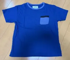 PEEL&LIFT ポケットTシャツ ブルー Lサイズのサムネイル