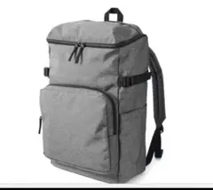 【新品未使用タグ付き】 肩の負担を軽くする　撥水上から開くリュックサック　グレー