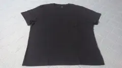 【未使用】ZOZOTOWN 綿100% クルーネックポケットTシャツ ネイビーのサムネイル
