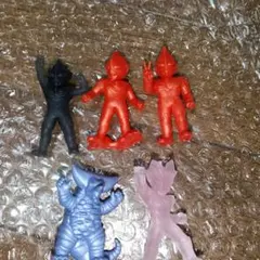 ウルトラ怪獣消しゴム　ウルトラマン英雄集結　5体セット　5