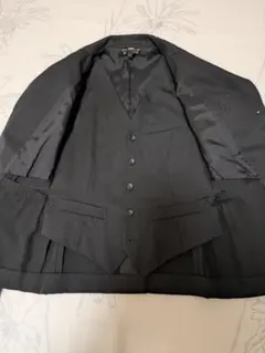 COMME des GARCONS ウールギャバ　ドッキングジャケット