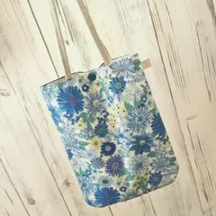 ペタンコお散歩バッグ　フラワー