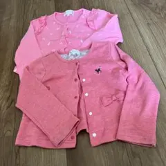 ピンク トップス