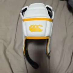 Canterbury ラグビー ヘッドギア ホワイト×イエローゴールドラインのサムネイル