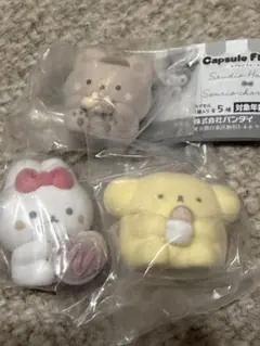 【希少激レア】ポムポムプリン デザートキーホルダー　パフェ　入手困難　当時物 希少激レア】ポムポムプリン デザートキーホルダー パフェ 入手困難