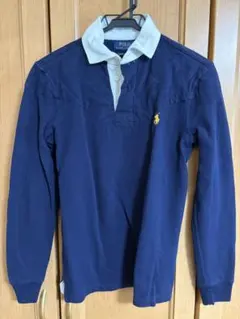 POLO RALPH LAUREN/ラガーシャツ/XS/ネイビー