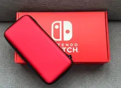 NintendoSwitch本体　本体ケース＋ガラスフィルム付き