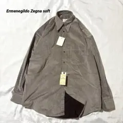 【未使用】Ermenegildo Zegna soft コーデュロイ 長袖シャツ