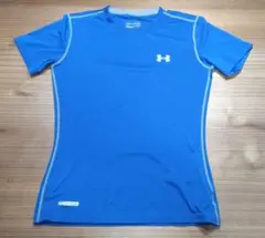 アンダーアーマー H コンプレッションTシャツ MD ブルー 半袖