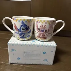 スティッチ 、エンジェル、スクランプ マグカップ3個セット - メルカリ