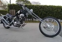 ビラーゴ250ガーターフォーク メイドインビー 国産アメリカン 値下げ 
