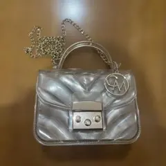 セシルマクビー透明キルティングショルダーバッグ