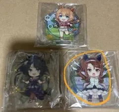 ウマ娘 プリティーダービー きゃらふぃーゆアクリルスタンド 3点セット グッズ