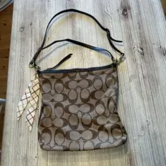 【美品】COACH シグネチャー ショルダーバッグハンドバッグ2way