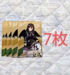 【同梱可】渋谷凛 R 天使の羽(黒) 7枚 アイマス ツアマス 痛バ化等