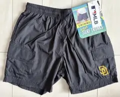 新品　 Mサイズ　MLB パドレス　ショートパンツ　水陸両用　水着　黒