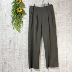 LIDNM リドム スラックスパンツ M SOIL BROWN ワイドシルエットのサムネイル