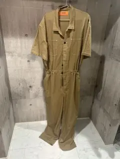 【Niko and...コラボ】 ベージュ 半袖オーバーオール