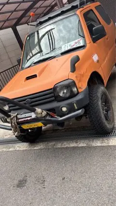 スズキ ジムニー ターボJB23W カスタム 車検付き マット塗装 早い者