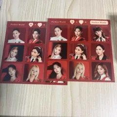 TWICE PERFECT WORLD シール
