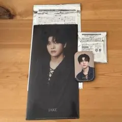 ENHYPEN museum ミュージアムジェイクランダムクリアカード　缶バッチ