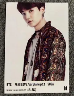 SUGA シュガ　ユンギ　BTS  FAKE LOVE 大判　トレカ　カード