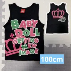 BABY DOLL ノースリーブタンクトップ100cm