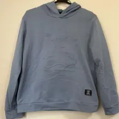 SHEIN ライトブルー フード付きパーカー13-14Y（160㎝）