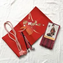 ★美品★和装小物セット/着物帯2点/紐2点