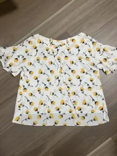 Aulief 花柄フリル袖ブラウスのサムネイル