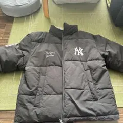 NEWERA リバーシブルダウンジャケット 黒 グレー