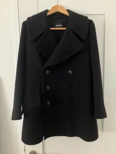 CABANE de zucca ブラック ピーコート ショートコート ズッカ CABANE de zucca ブラック ピーコート ショートコート ズッカ