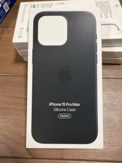 iPhone 15 Pro Max Silicone Case (Black)
