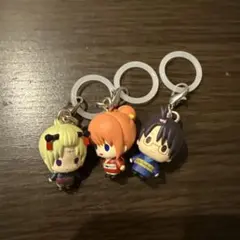 銀魂めじるしアクセサリー 月詠 神楽 新八 3点セット