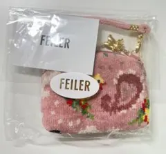 3125【未使用】フェイラーハイジラウンドミニポーチ ピンク - メルカリ
