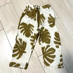 ZARA モンステラ柄パンツ 98cm 3歳用