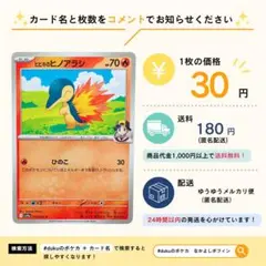 【在庫4】ヒビキのヒノアラシ　ひのこ　015/063