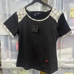 B5626 BURBERRY LONDON ブラック Tシャツ L サイズ