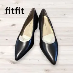 【新品】fitfit 痛くないパンプス ブラック ポインテッドトゥのサムネイル