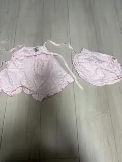 キャプテンハウス ベビー 水着 セパレート 花柄 ピンク