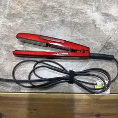 VS Styling Shine レッド ストレートヘアアイロン