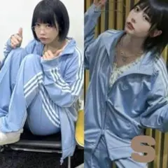 超希少★廃盤品 アディダス ベッケンバウアートラックジャケット 水色白L相当